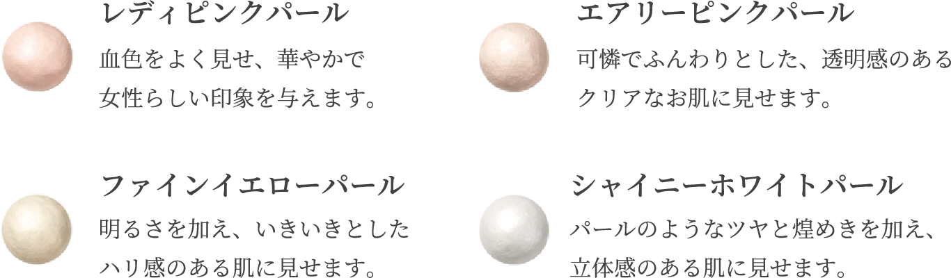 パールルースの種類